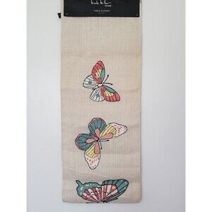Nicole Miller Butterfly Table Runner